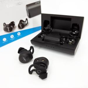 Навушники Bluetooth NIA NB710 з кейсом чорні бездротові, Навушники для тренувань сенсорні бездротові