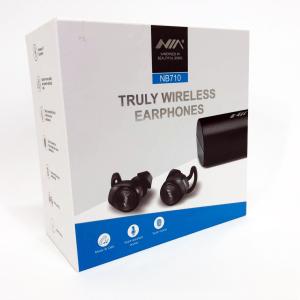 Навушники Bluetooth NIA NB710 з кейсом чорні бездротові, Навушники для тренувань сенсорні бездротові