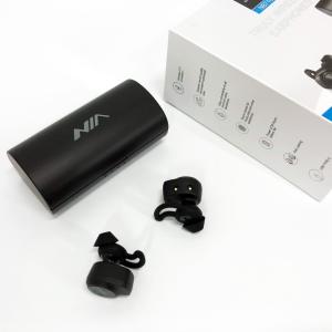 Навушники Bluetooth NIA NB710 з кейсом чорні бездротові, Навушники для тренувань сенсорні бездротові