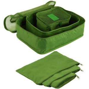 Набір дорожніх органайзерів 6 шт. Колір: зелений