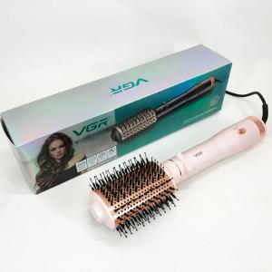 Електричний фен браш для укладання волосся VGR V-494 800Вт Pink