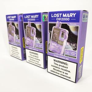 Lost Mary OS12000. Виноград Лимон (Grape Lemon Ice)