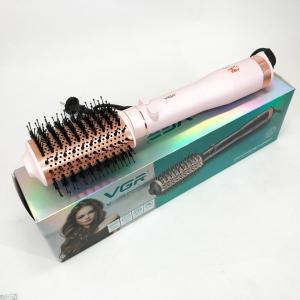 Електричний фен браш для укладання волосся VGR V-494 800Вт Pink
