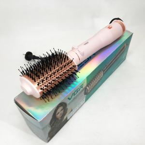 Електричний фен браш для укладання волосся VGR V-494 800Вт Pink