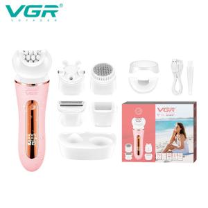 Епілятор VGR 5 в 1 V-751, 5 насадок. Колір: рожевий