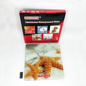 Ваги для підлоги MATARIX MX-452 180 кг, Ваги для вимірювання маси тіла, Електронні ваги зірки