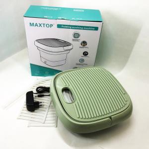 Складна пральна машина MAXTOP silicon washing machine, Портативна пралка відро. Колір: зелений