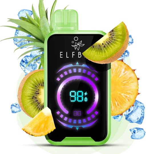 ELF BAR FS18000 5%. Ківі Ананас (Kiwi Pineapple Ice)