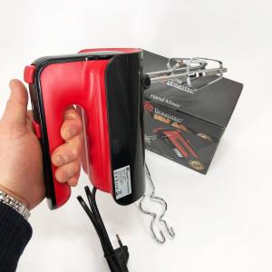 Ручний міксер Domotec R.6653R кухонний міксер із насадками 5 швидкостей 800Вт