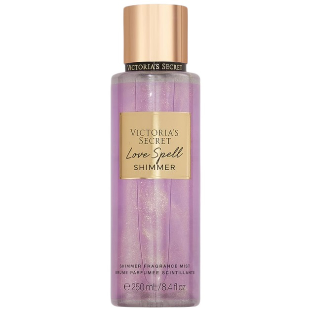Парфумований спрей для тіла Victoria Secret Love Spell Shimmer 250 мл, original