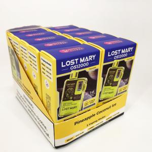 Lost Mary OS12000. Ананас Кокос (Pineapple Coconut Ice)