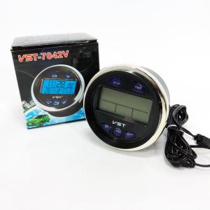 Годинник з термометром VST-7042V з блакитним підсвічуванням
