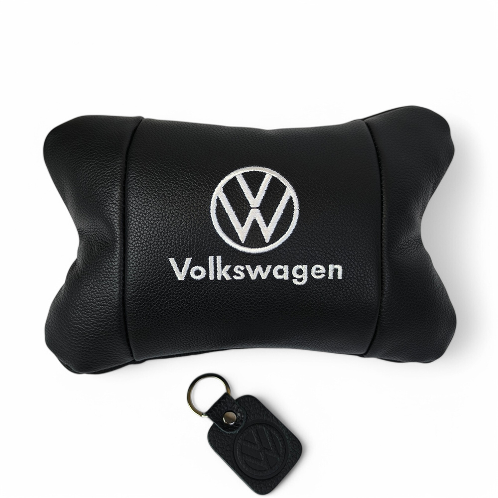 Шкіряна подушка на підголівник Volkswagen – ортопедична для авто