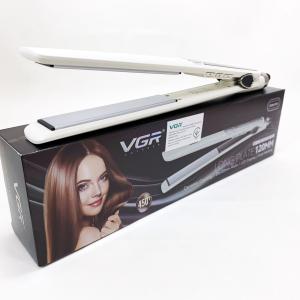 Плойка для волосся VGR V-518 WHITE випрямляч з керамічними пластинами