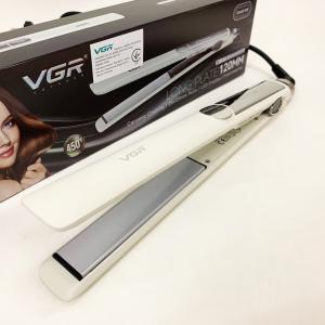 Плойка для волосся VGR V-518 WHITE випрямляч з керамічними пластинами