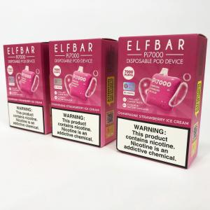 Elf Bar Pi7000. Ванільно-полуничне морозиво (Champagne Strawberry Ice Cream)