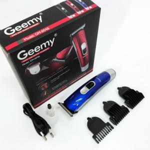 Машинка для стрижки волосся Gemei GM-6046, Акумуляторний універсальний тример для стрижки. Колір: синій