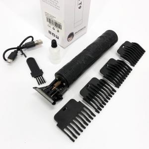 Машинка для стрижки волосся Vintage T9-2 BLACK 4 насадки