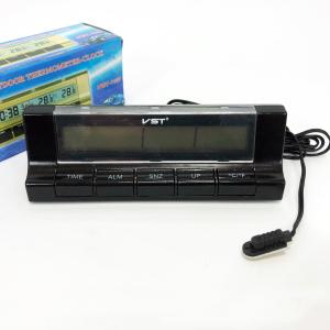 Автогодинник з термометром VST-7037