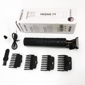 Машинка для стрижки волосся Vintage T9-2 BLACK 4 насадки