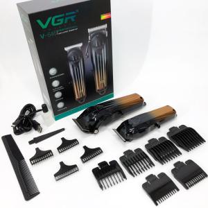 Комплект VGR 2 в 1 V-646 акумуляторна машинка для стрижки та триммер