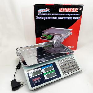 Ваги торговельні електронні з лічильником ціни на 50кг Matarix MX-414