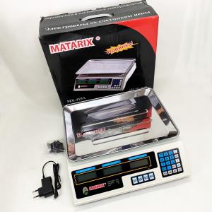 Ваги торговельні MATARIX MX-410A 50 кг електронні з калькулятором 220 В