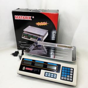 Ваги торговельні MATARIX MX-410A 50 кг електронні з калькулятором 220 В