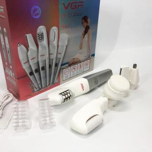 Епілятор VGR 5 в 1 V-752, 5 насадок. Колір: червоний