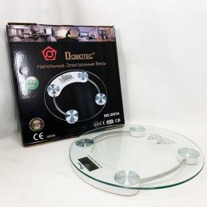 Ваги підлогові Domotec MS-2003A електронні скляні з LCD дисплеєм до 180 кг