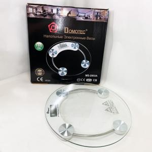 Ваги підлогові Domotec MS-2003A електронні скляні з LCD дисплеєм до 180 кг