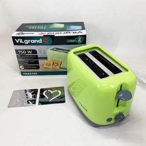 Тостер VILGRAND VT0722P 750Вт Green