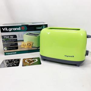 Тостер VILGRAND VT0722P 750Вт Green