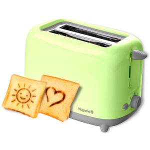 Тостер VILGRAND VT0722P 750Вт Green
