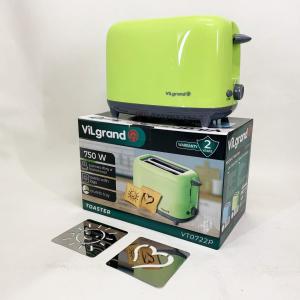 Тостер VILGRAND VT0722P 750Вт Green