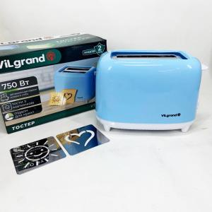 Тостер VILGRAND VT0722P 750Вт Blue