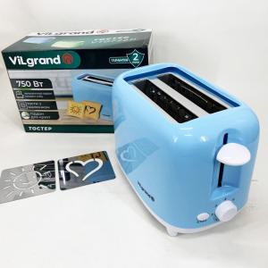Тостер VILGRAND VT0722P 750Вт Blue