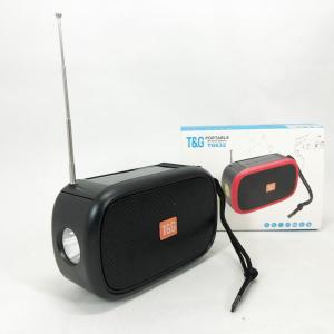 Bluetooth-колонка TG632 з радіо, ліхтарем, сонячною батареєю та гучномовцем. Колір: чорний