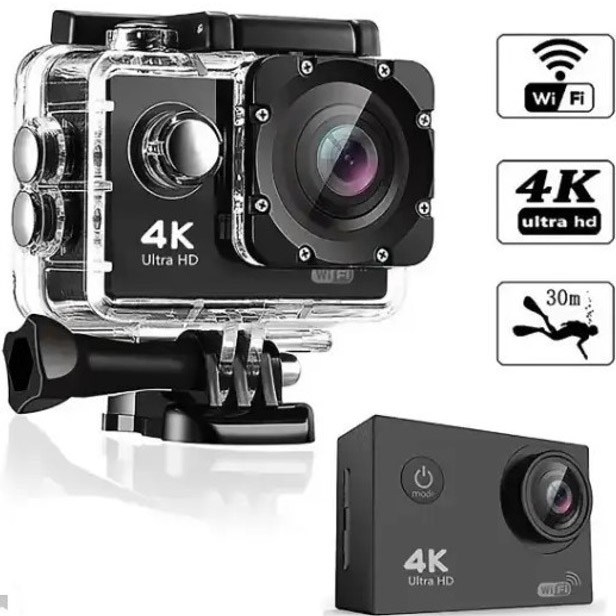 Водонепроникна спортивна екшн камера DVR Sport S2 Wi-Fi/SD, Бодікамера з дисплеєм, Відеокамери sport