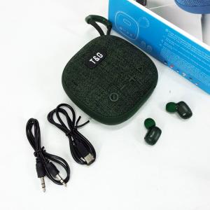 Колонка-Bluetooth із навушниками TG813. Колір: зелений