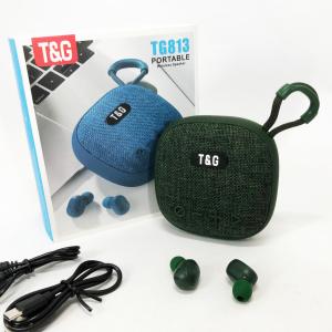 Колонка-Bluetooth із навушниками TG813. Колір: зелений
