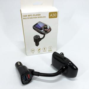 Автомобільний FM трансмітер модулятор A30 Bluetooth, Фм трансмітер від прикурювача