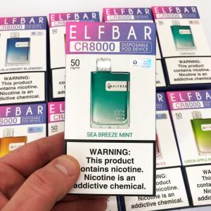 Elf Bar CR8000. М'ята (Sea Breeze Mint)