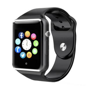 Смарт-годинник Smart Watch A1 розумний електронний зі слотом під sim-карту + карту пам'яті micro-sd. Колір: чорний