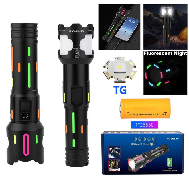 Ліхтар NIGHT VISION FLUORESCENCE BL-2405-TG 1x26650