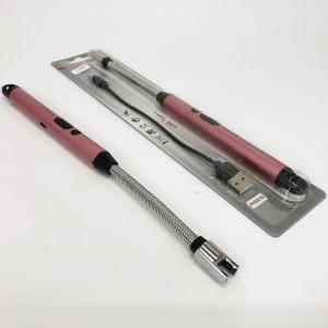 Запальничка електрична BBQ Lighter імпульсна плазмова вітрозахисна USB рожева запальничка Pink