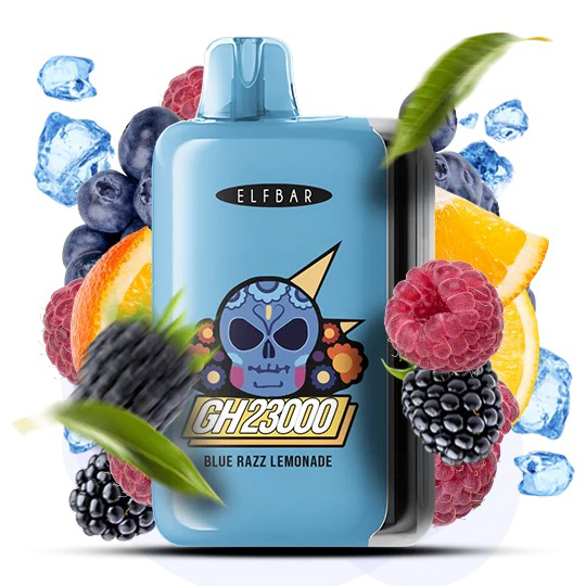 ELF BAR GH 23000 5%. Синя Малина Лимонад (Blue Razz Lemonade)