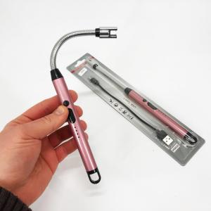 Запальничка електрична BBQ Lighter імпульсна плазмова вітрозахисна USB рожева запальничка Pink