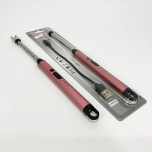 Запальничка електрична BBQ Lighter імпульсна плазмова вітрозахисна USB рожева запальничка Pink