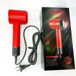 Фен професійний VGR V-445 RED, 3 рівні обдування, 4 рівні температури, 1600Вт